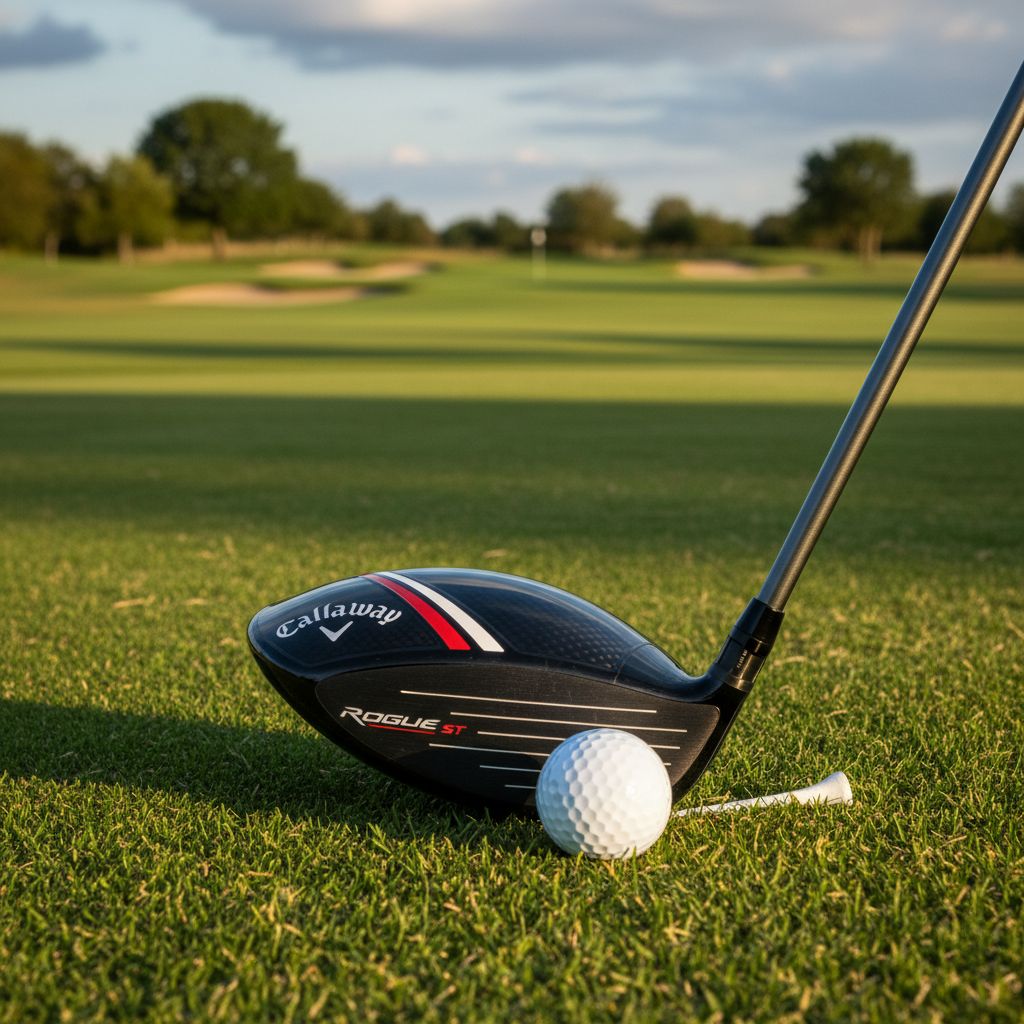 Callaway Paradym Triple Diamond driver on a golf course