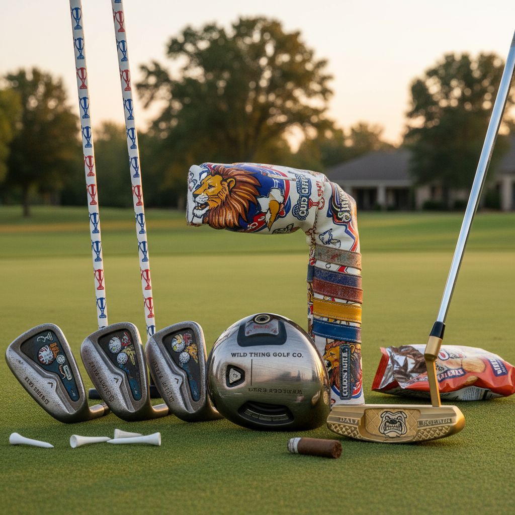 John Daly showcasing his 2026 golf equipment mix.