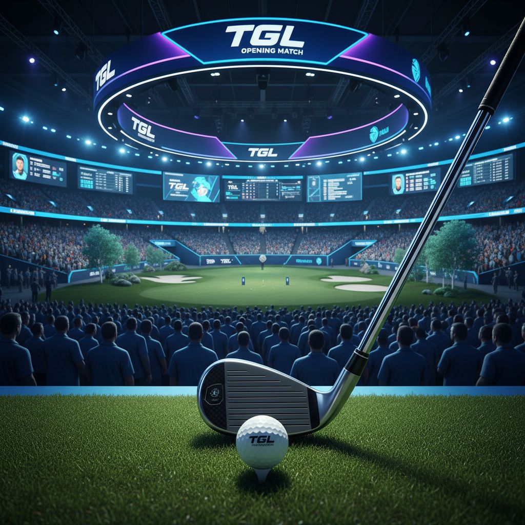 Atlanta Drive GC players competing in TGL Season 2 opener