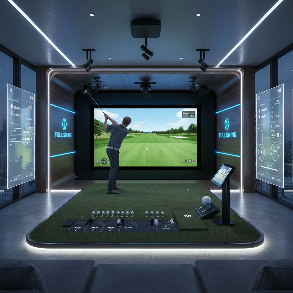 High-tech golf simulation at The Back Nine