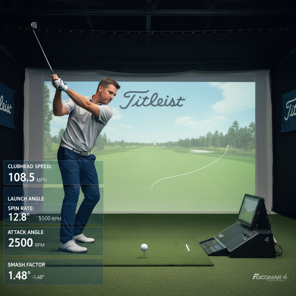 GolfWRX members undergoing club fitting at Titleist Manchester Lane