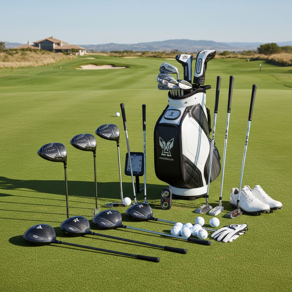 Professional golfers showcasing unique golf equipment in 2025 season
