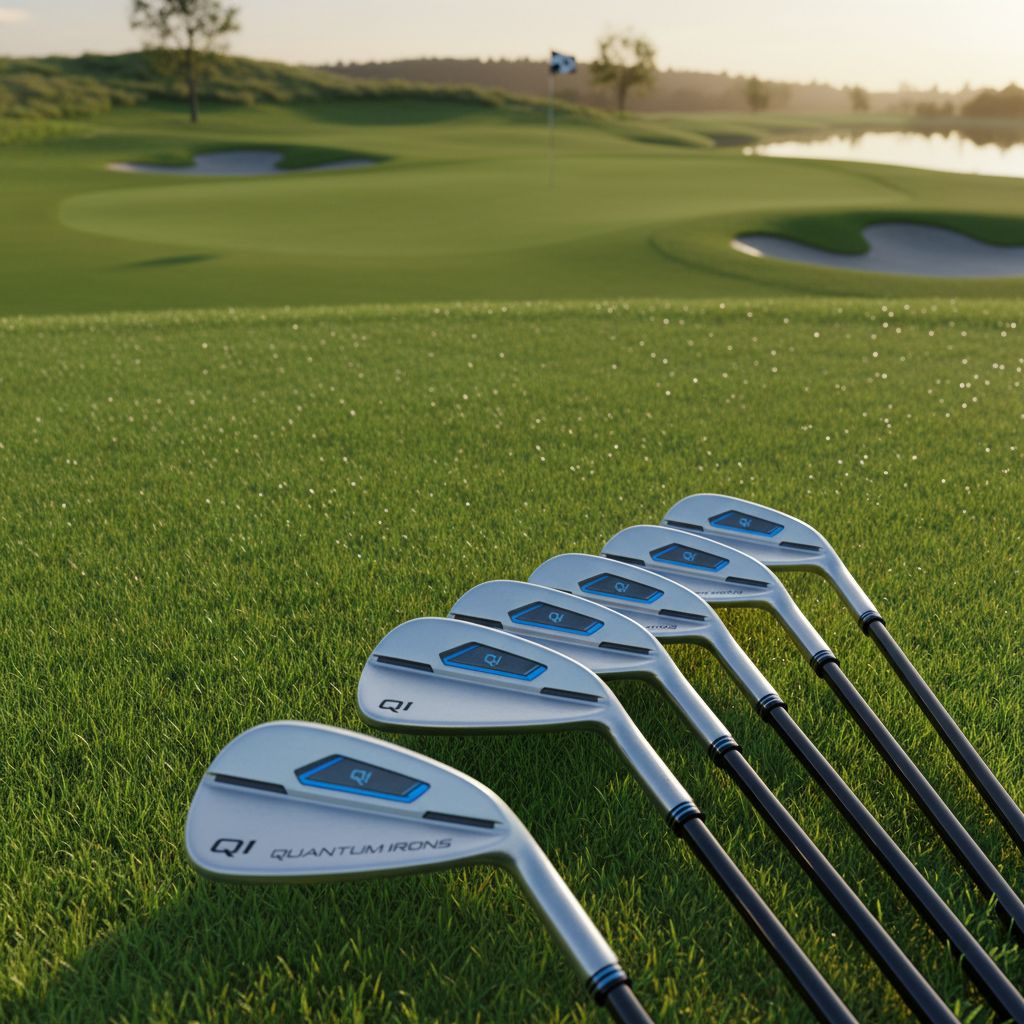 Callaway Golf Quantum Irons on the golf course