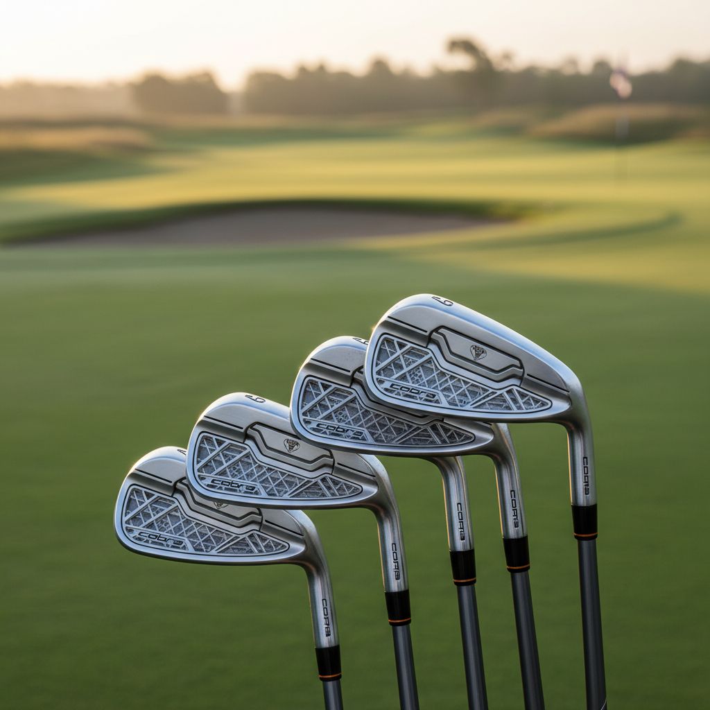 Cobra Golf 3D printed irons on display
