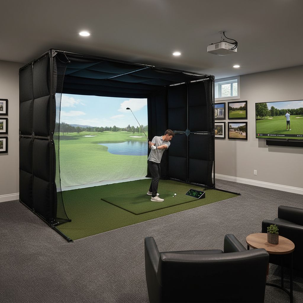 Full Swing's new 5 Series Enclosure showcased at the 2026 PGA Merchandise Show