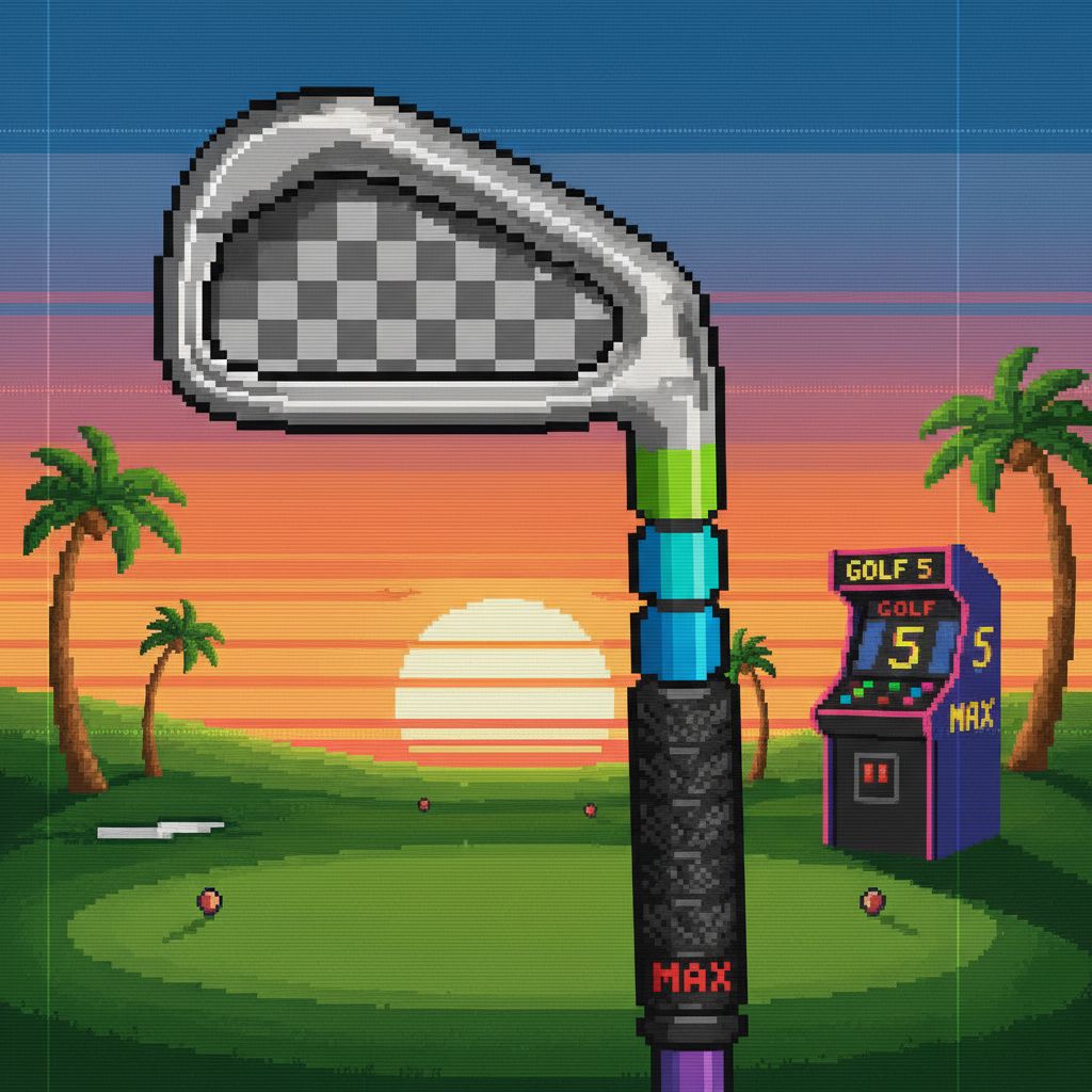 Golf 5 Max retro-inspired golf game