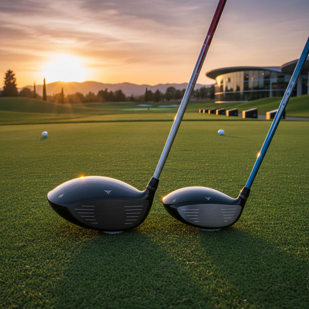 Golf drivers showcasing new designs for 2026 trends