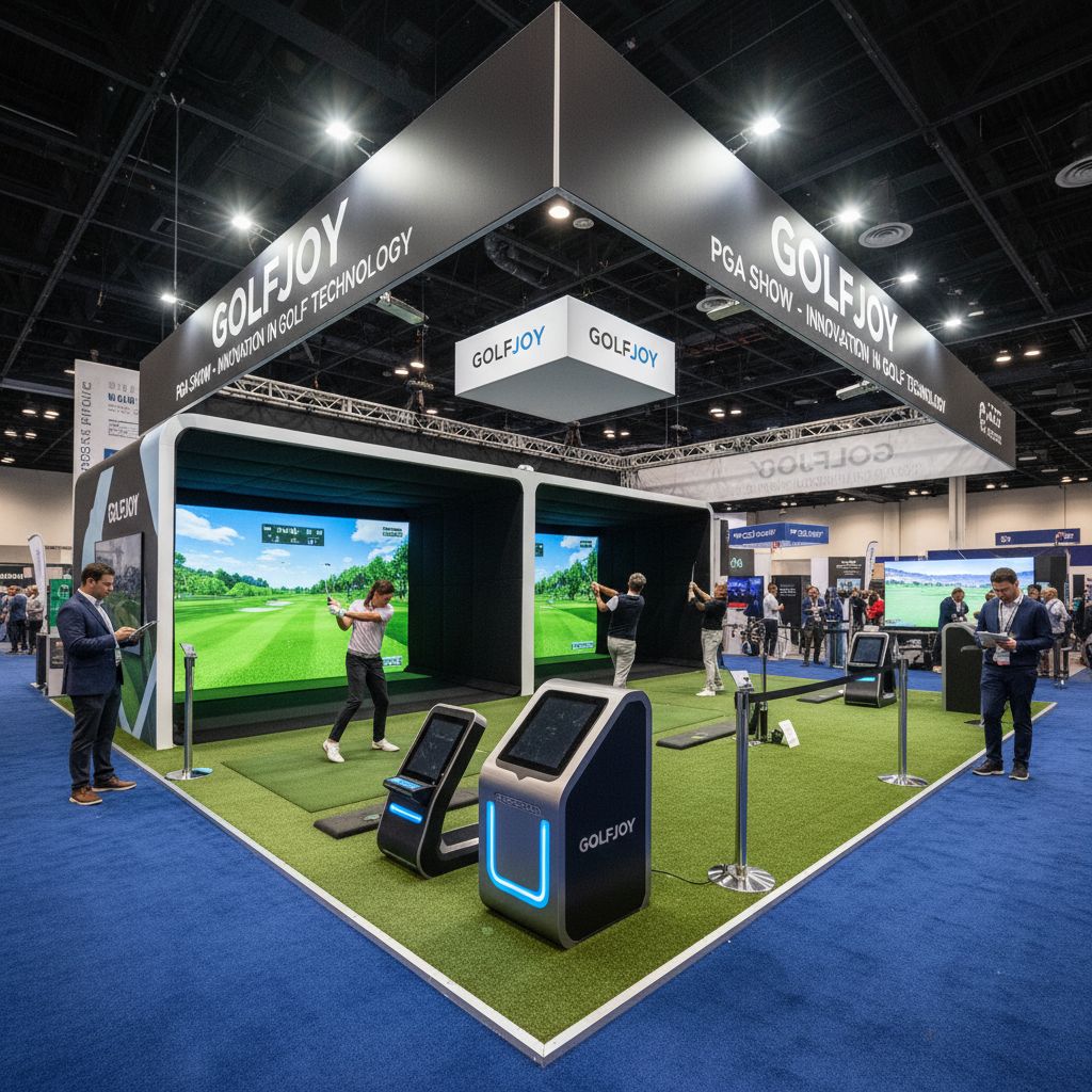 GOLFJOY showcase of advanced launch monitors at 2026 PGA Show