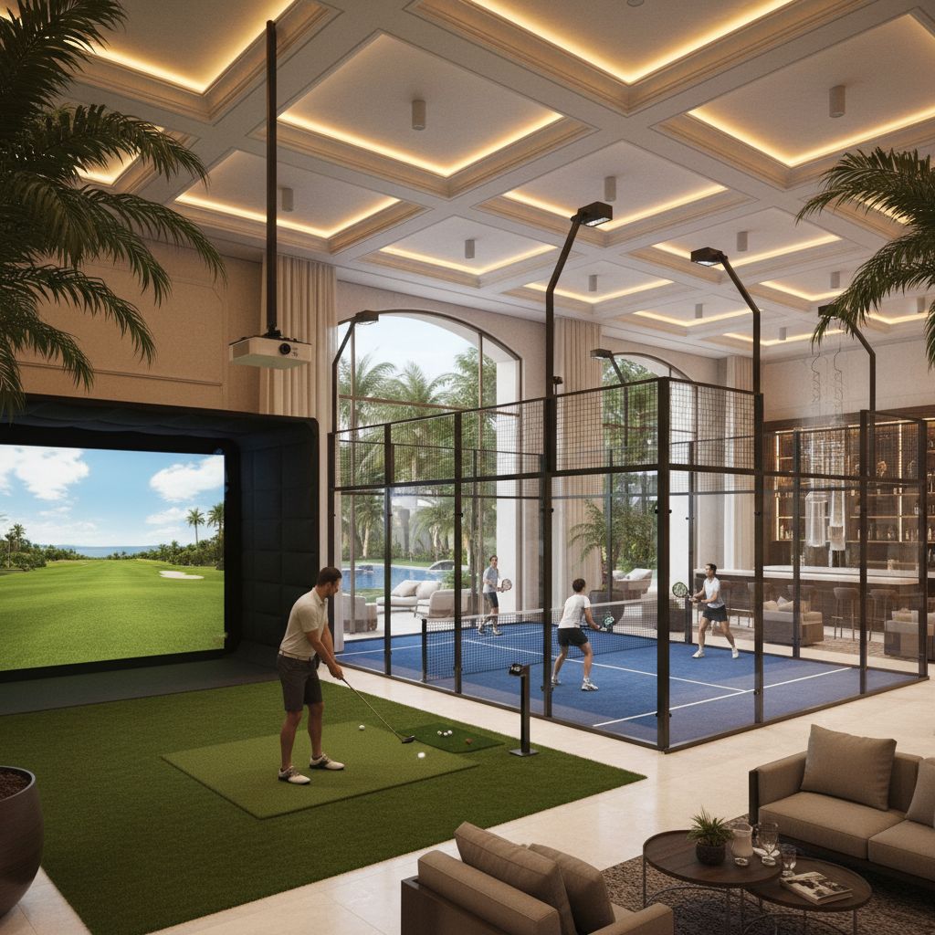 Indoor Padel and Golf Centre at Laceby Manor Resort