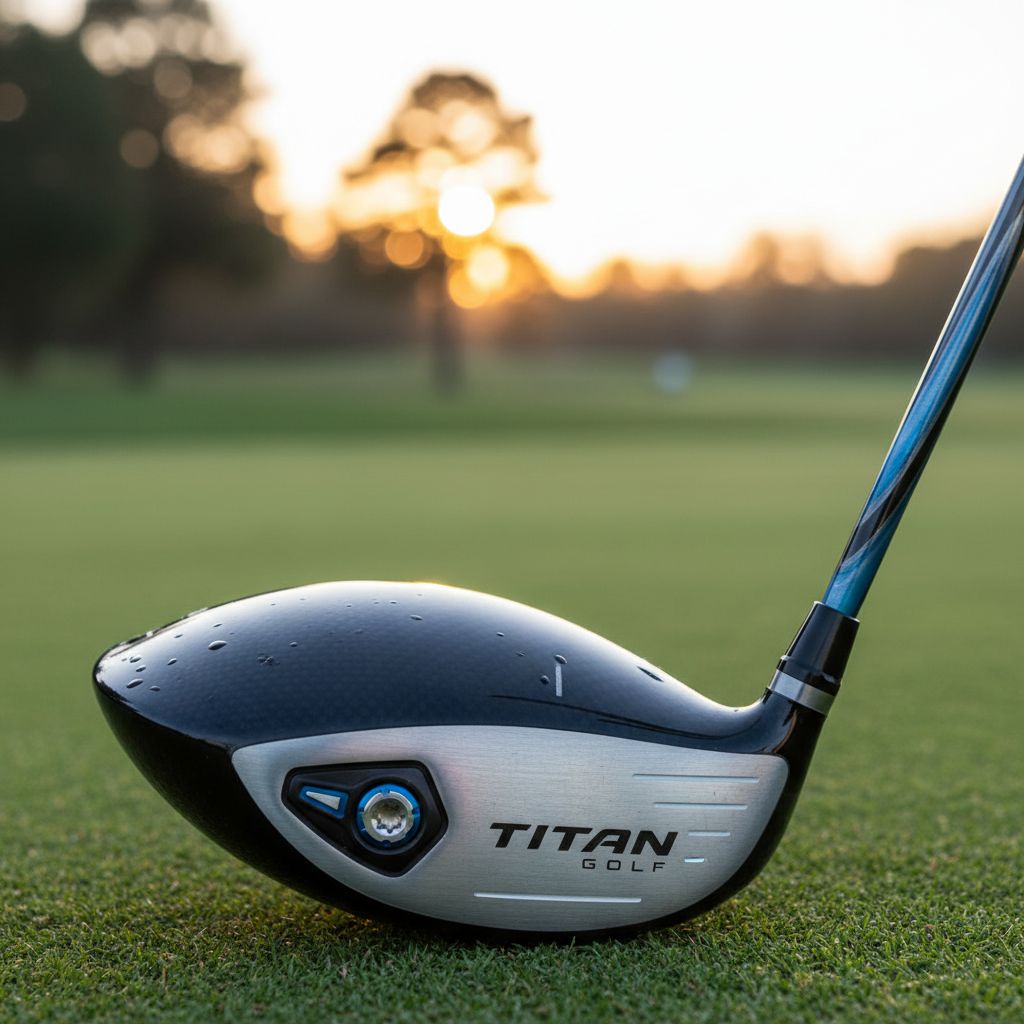 KBS TGBlack driver shaft displayed with golf equipment