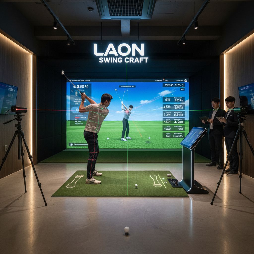 Laon Swing Craft showcasing golf swing analysis technology