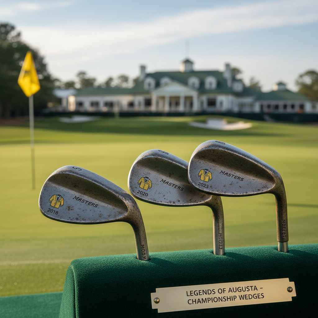 Set of Masters-winning golf wedges