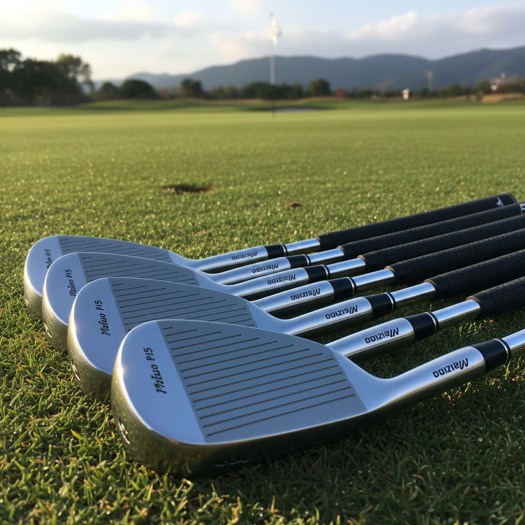 Image of Mizuno Pro M-15 Irons showcasing their sleek design and features