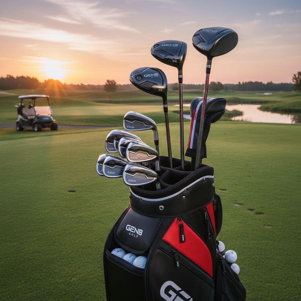 PXG GEN8 0311 Irons displayed on a golf course
