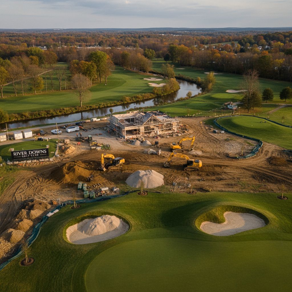 Renovation at River Downs Golf Club in Finksburg