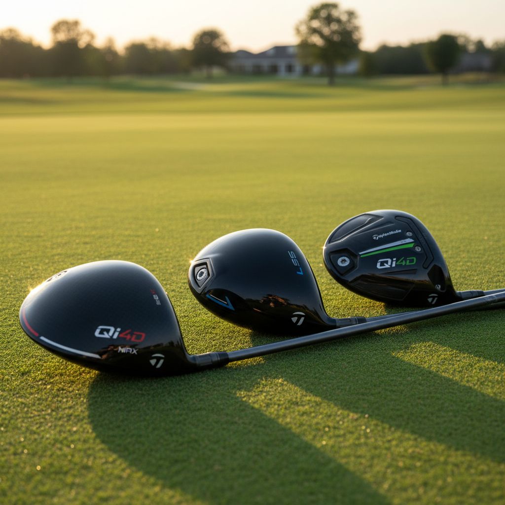 TaylorMade Qi4D driver family includes Qi4D, Qi4D LS, Qi4D Max, Qi4D Max Lite