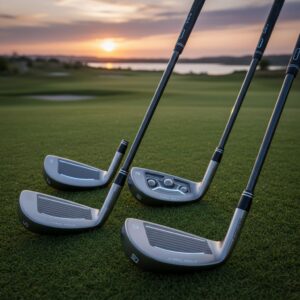 Avoda Origin Curved Face Irons on display