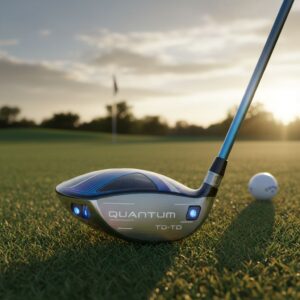 Callaway Quantum TD-TD driver displayed on a golf course