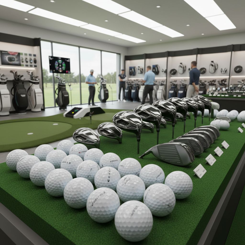 Golf equipment including the new Underground Golf ball