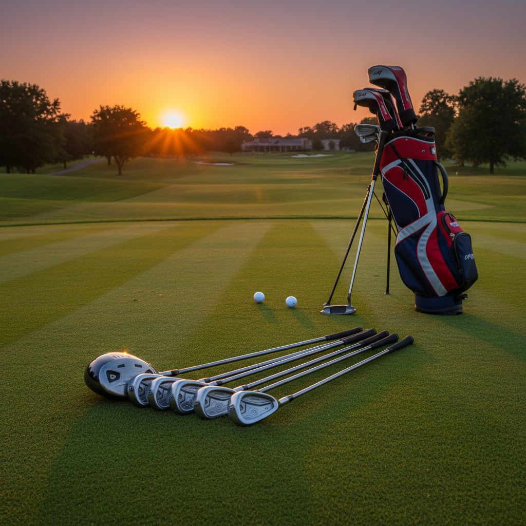 New golf clubs showcasing performance attributes