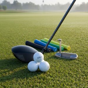 A selection of Joel Tadman's upgraded golf equipment for 2026