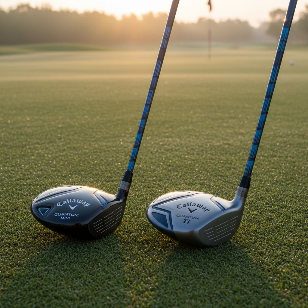Callaway Quantum Mini Driver and Ti Fairway Wood