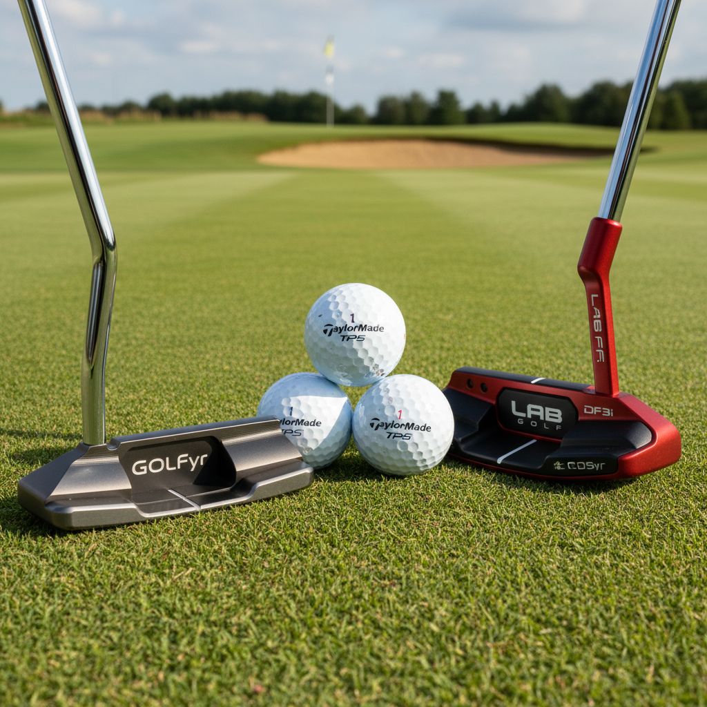 Sergio Garcia showcasing new Golfyr putter and TaylorMade TP5 balls