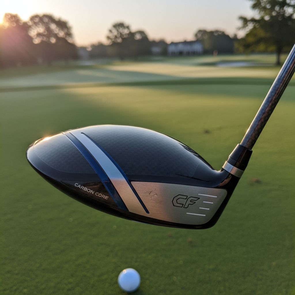 TaylorMade Stealth Golf Driver with carbon fiber face