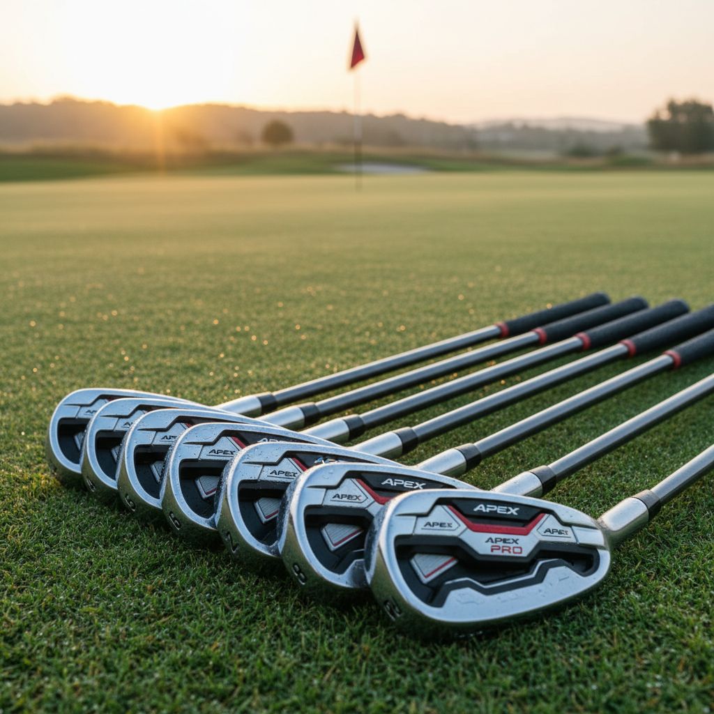 Tour Edge Hot Launch Max and Max D Irons displayed